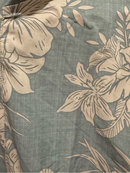 Hurley Teal Tropical Print Quarter Zip Hoodie Pullover Size XL NWT - Picture 2 of 8